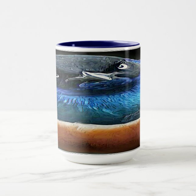 Taza Modelos de aves: Aves Locas 01-01 (Centro)
