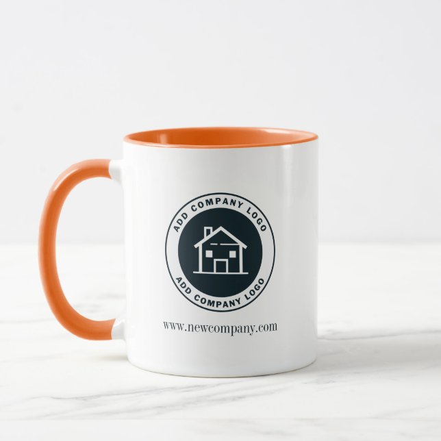 Taza Modern Business Logo Minimalist Custom (Izquierda)