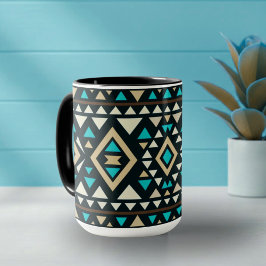 Taza Modern Geometric Southwest Style 