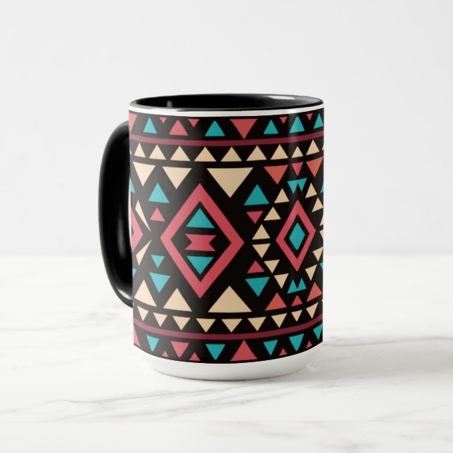 Taza Modern Geometric Southwest Style  (Anverso izquierdo)