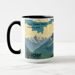 Taza Modern Glacier National Park Retro Heritage