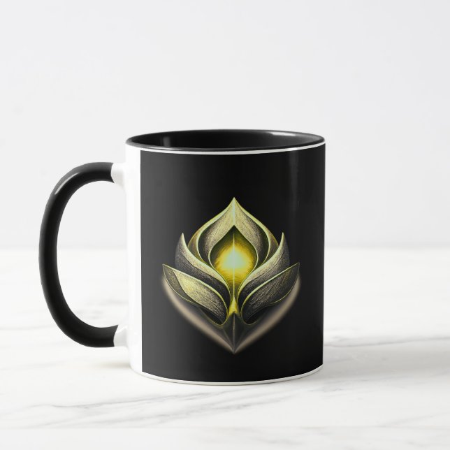 Taza Modern Luxury Emblem | Clean Abstract Design (Izquierda)