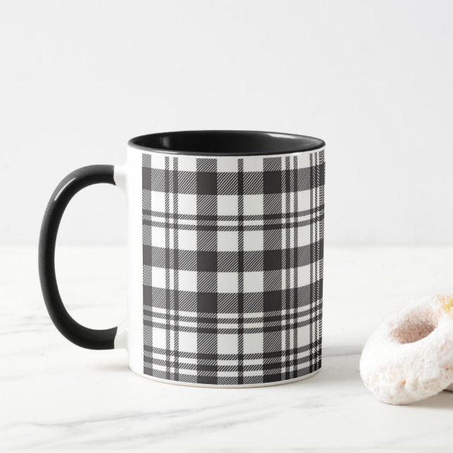 Taza Modern Minimal Pattern (Con donut)