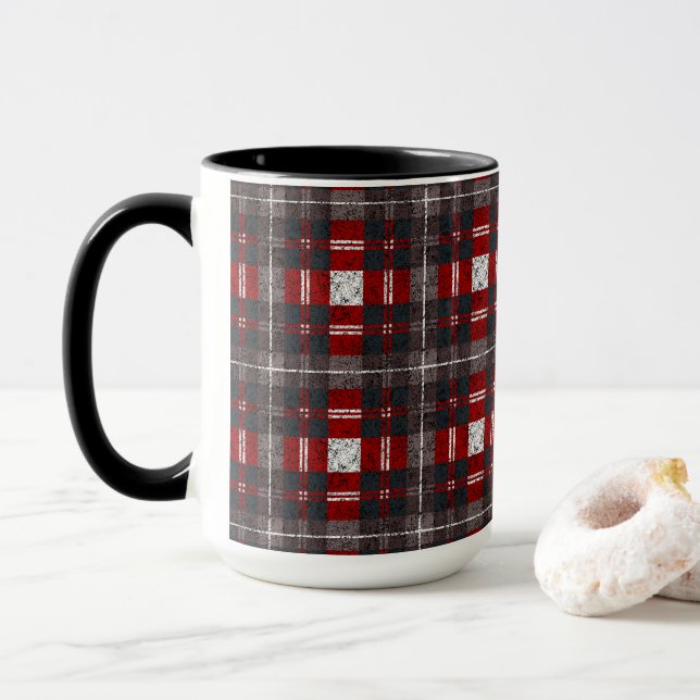 Taza Modern Minimal Pattern (Con donut)