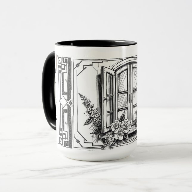 Taza Modern Minimalist Chez Nous Our Home (Anverso izquierdo)