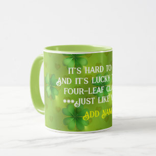 Taza Moderna colección Clover 4 Lista Green