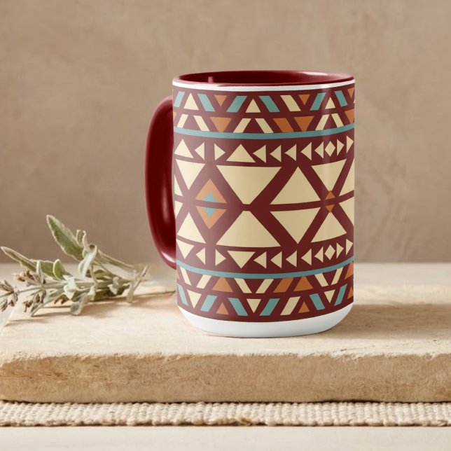 Taza moderna de estilo suroeste geométrico (Subido por el creador)