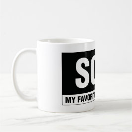 Taza moderna de la caligrafía de las propiedades