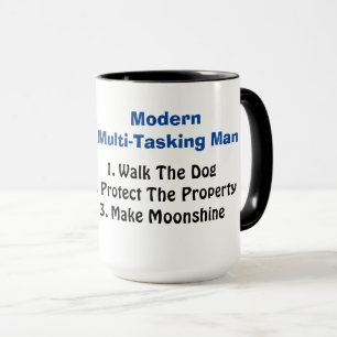 Taza moderna de Moonshiner multitarea