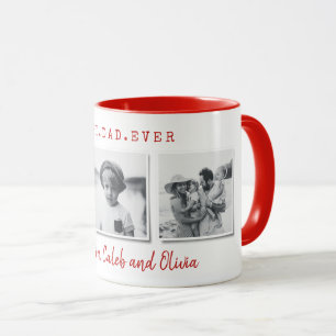 Taza Moderna foto multifoto mejor padre padre día regal