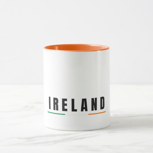 Taza Moderna irlanda nación irlandesa Birthday Souvenir (Centro)