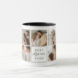 Taza Moderna mejor mamá Personalizado foto café