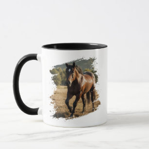 Taza Moderna moda personalizada de caballos Lover Photo