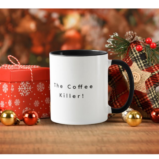 Taza Moderna Wendy Williams El Asesino Texto Negro (Modern Wendy Williams The Killer Black Text Mug )