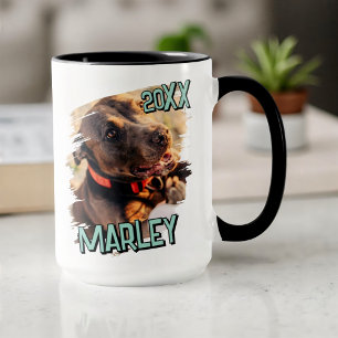 Taza Moderna y lúdica foto de Mascota de Personalizado