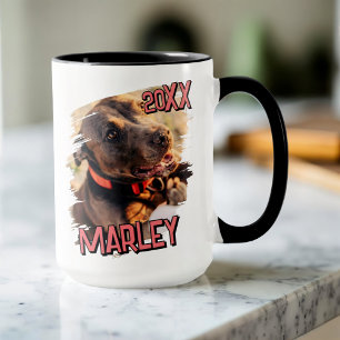 Taza Moderna y lúdica foto de Mascota de Personalizado 