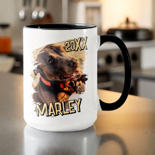 Taza Moderna y lúdica foto de Mascota de Personalizado 