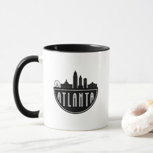 Taza Moderno Atlanta Georgia Estilizado Skyline