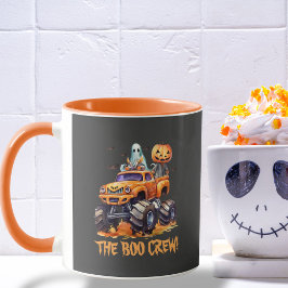 Taza Moderno Camión gracioso de calabaza lindo Monstruo