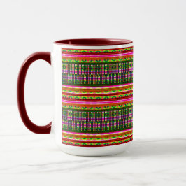 Taza Moderno Geométrico Pastel Vintage 