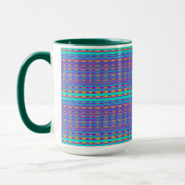 Taza Moderno Geométrico Pastel Vintage 
