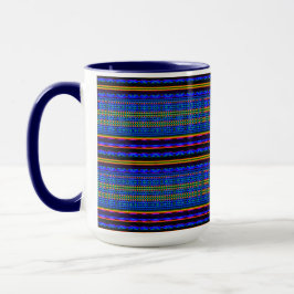 Taza Moderno Geométrico Pastel Vintage 