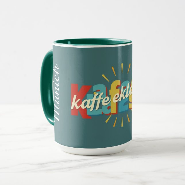 Taza Moderno Kaffeeklatsch Herencia Alemana Personaliza (Anverso izquierdo)