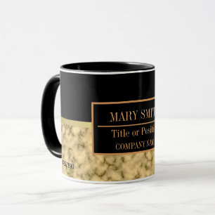 Taza Moderno Marble Business Añadir nombre
