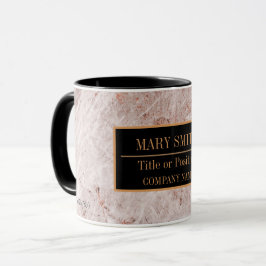 Taza Moderno Marble Business Añadir nombre