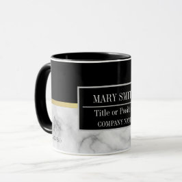 Taza Moderno Marble Business Añadir nombre