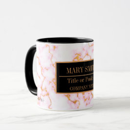 Taza Moderno Marble Business Añadir nombre