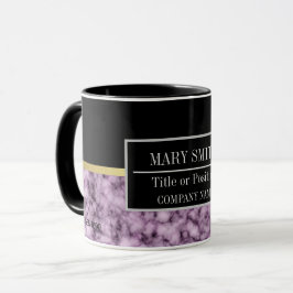 Taza Moderno Marble Business Añadir nombre