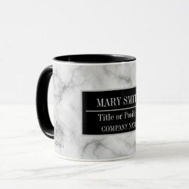 Taza Moderno Marble Business Añadir nombre