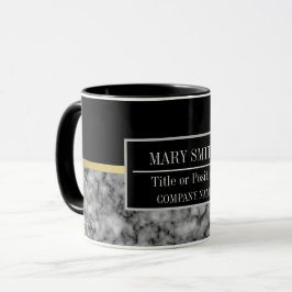 Taza Moderno Marble Business Añadir nombre
