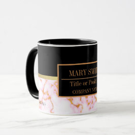 Taza Moderno Marble Business Añadir nombre