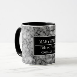 Taza Moderno Marble Business Añadir nombre