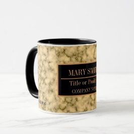 Taza Moderno Marble Business Añadir nombre