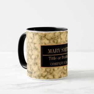 Taza Moderno Marble Business Añadir nombre