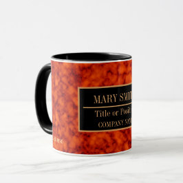 Taza Moderno Marble Business Añadir nombre