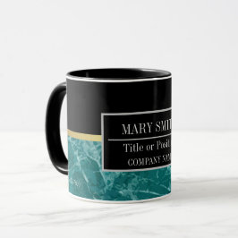 Taza Moderno Marble Business Añadir nombre