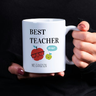 Taza Moderno 'Mejor Profesor de Todos los Tiempos' Pers