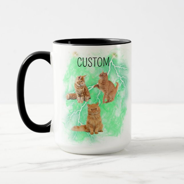 Taza Moderno Personalizado Bootleg Cat Lover Mascotas R (Izquierda)