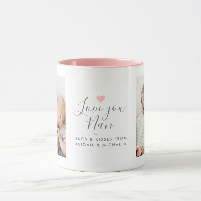 Taza Moderno "Te quiero Nan" 2-Foto (Centro)