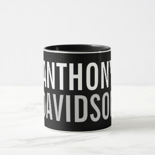 Taza Moderno y moderno negrita Texto en negrita