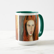 Modigliani - Retrato de Jeanne Hebuterne Mug