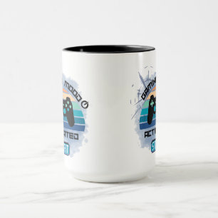 Taza "Modo de juego activado - Café de jugador"