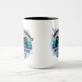 Taza "Modo de juego activado - Café de jugador"