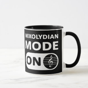 Taza Modo de música mixolydian activado - Mug