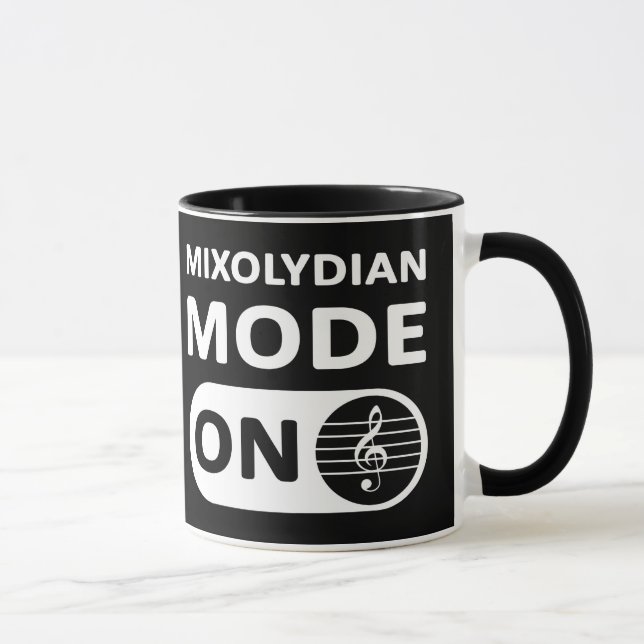 Taza Modo de música mixolydian activado - Mug (Derecha)
