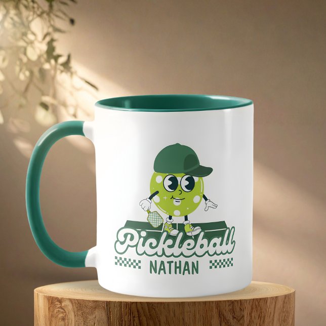 Taza Modo de Pickleball Retro Personalizado  (Subido por el creador)